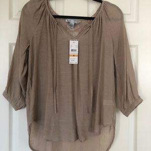 Spring Boho Peasant Top